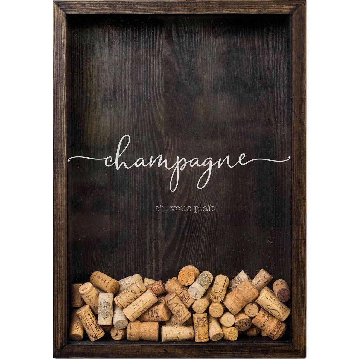 Champagne-decor, houten wijnkurkkist „Champagne”
