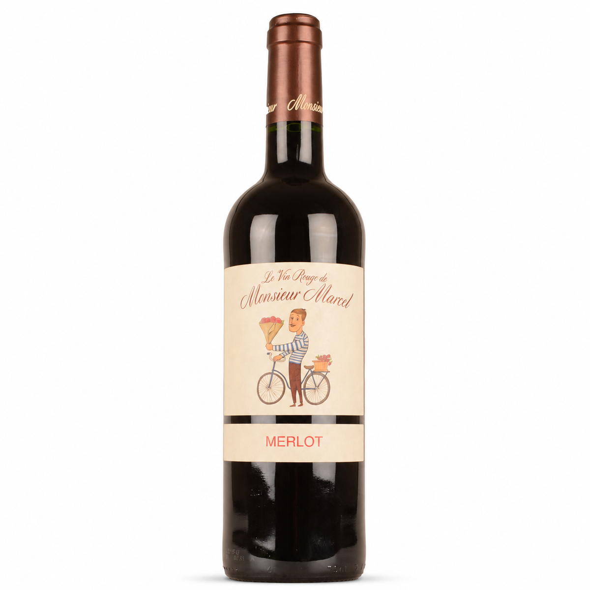 2022 - Monsieur et Mademoiselle - Mr. Marcel - Merlot - 0,75 Ltr. - Rouge