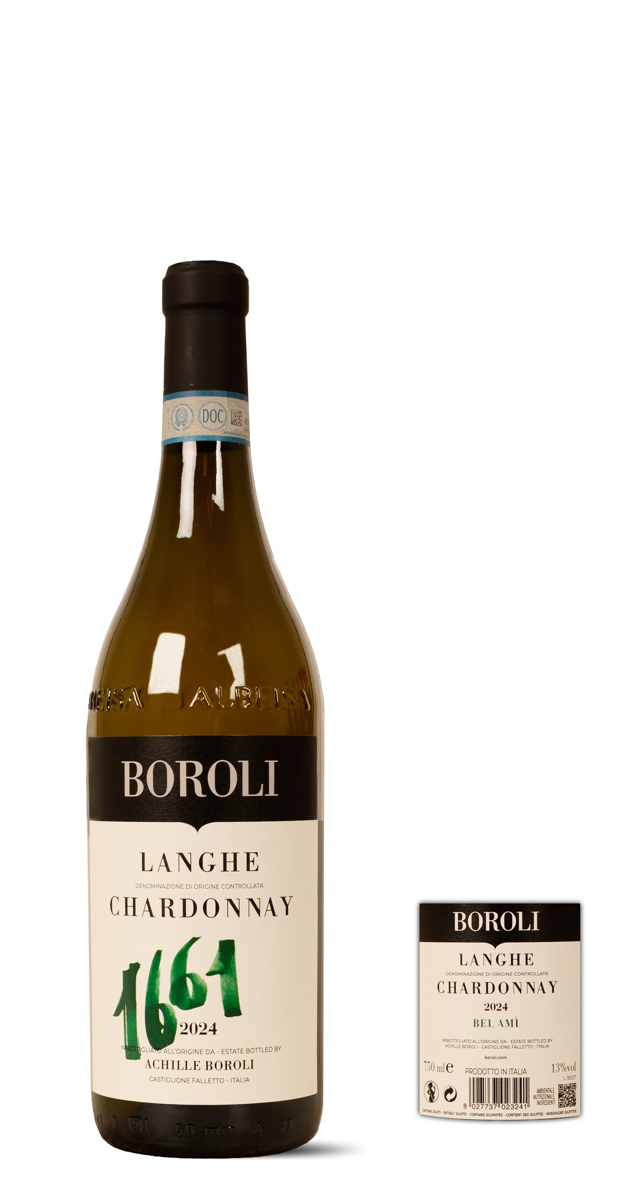 2024 - Boroli - Langhe 1661 Bel Ami - Chardonnay - 0,75 Ltr. - Bianco