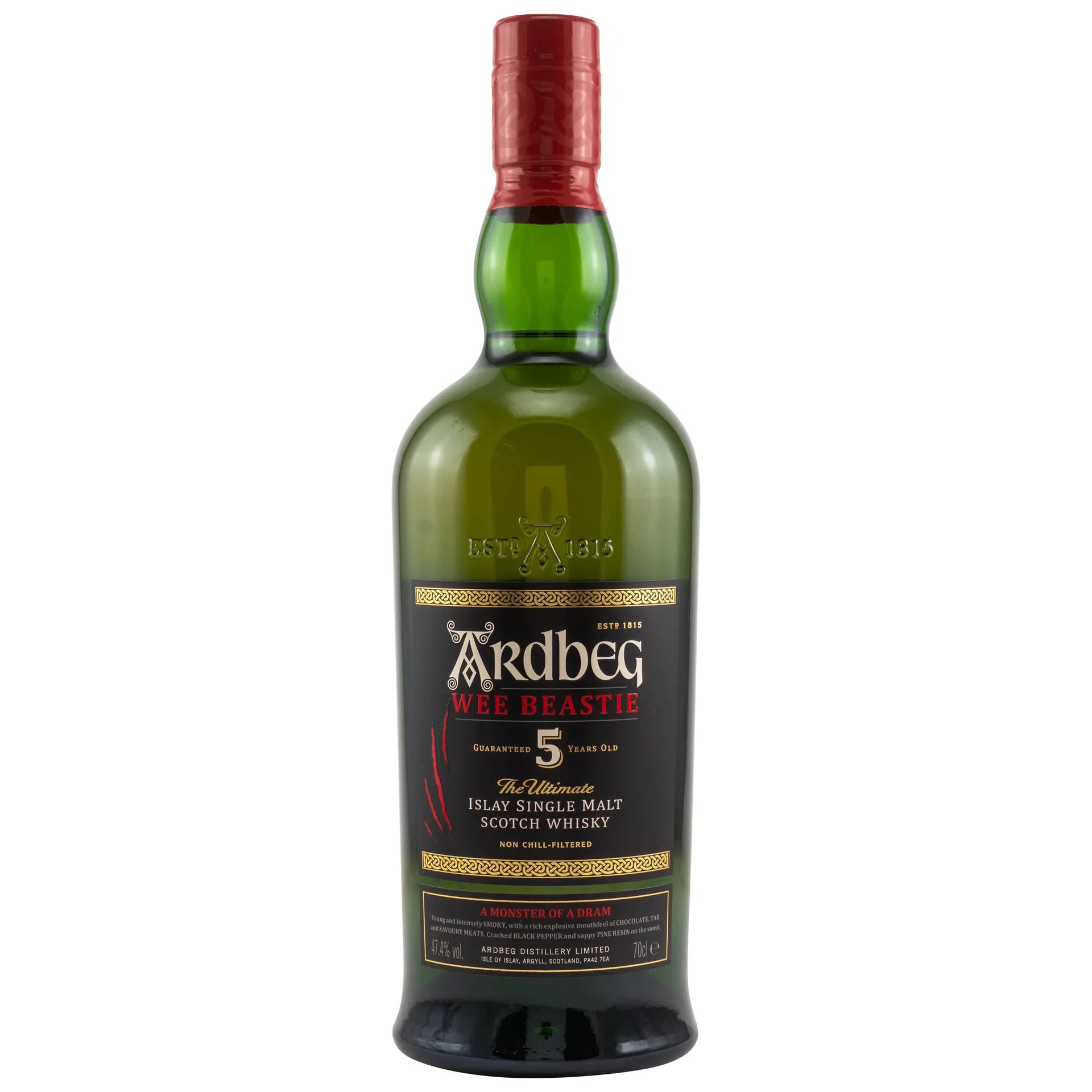 Whisky Ardbeg - Whisky Ardbeg - Wee Beastie 5 YO - 0,7 Ltr. - Blanc