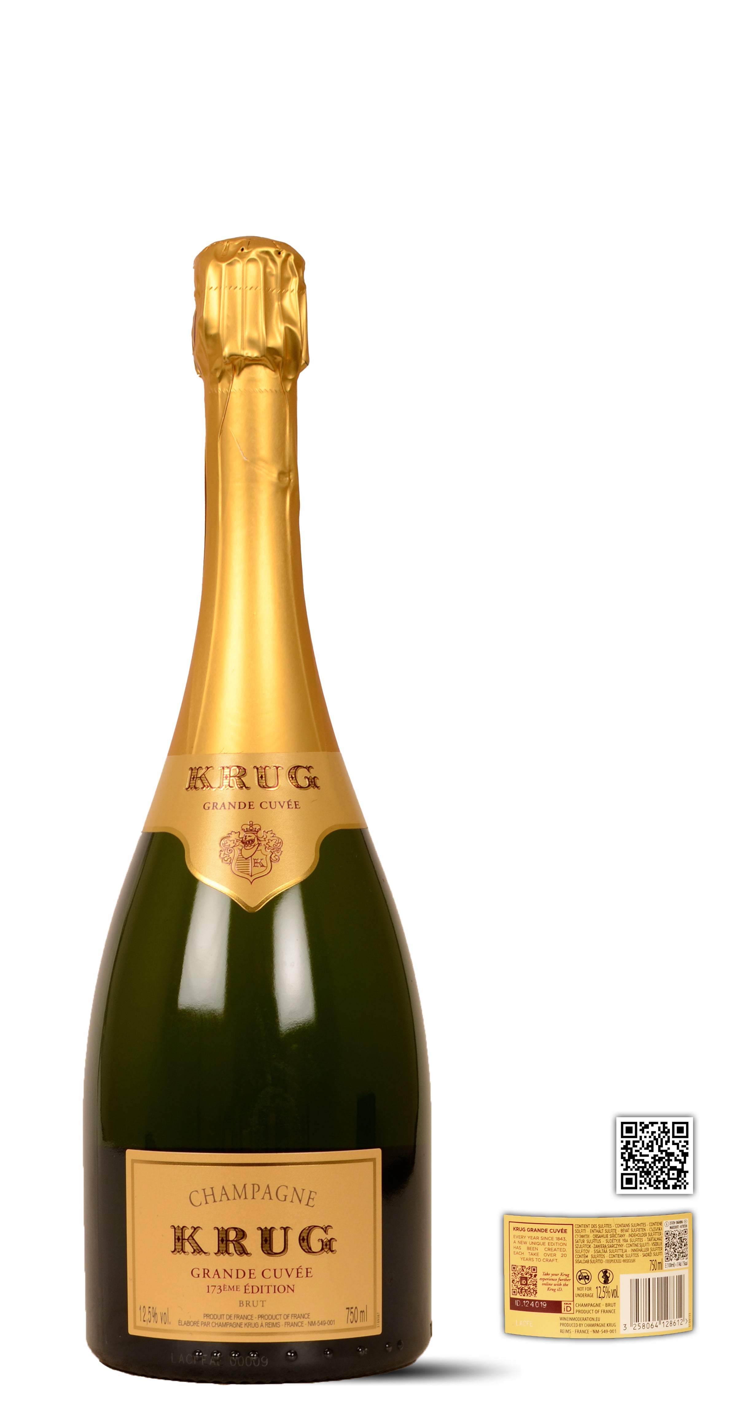 Champagne Krug - Grande Cuvée 173ème édition - 0,75 Ltr. - Blanc