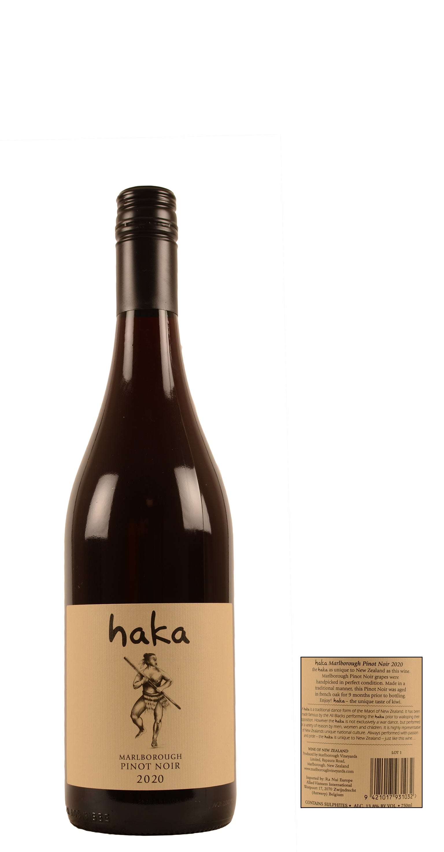 2020 - HAKA - Haka - Pinot Noir - 0,75 Ltr. - Red