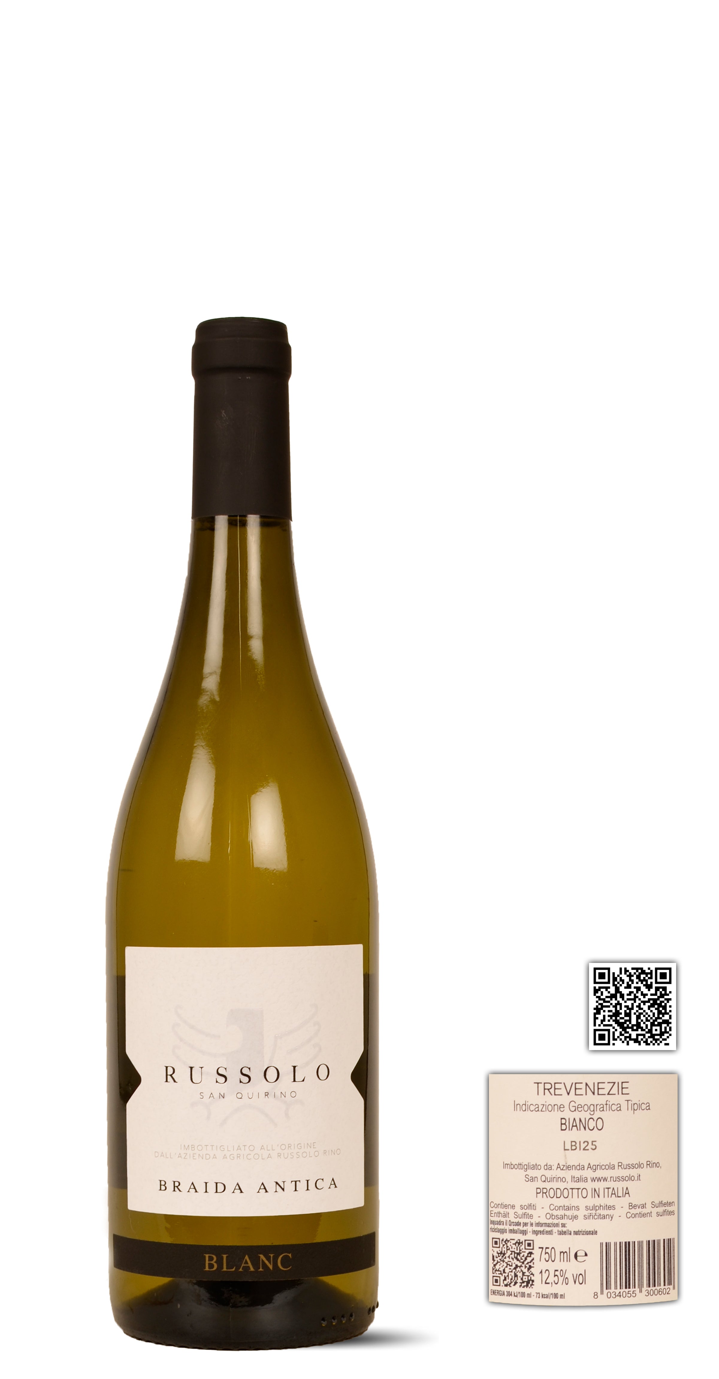 2025 - Russolo - Braida ANTICA - Blanc - 0,75 Ltr. - Bianco