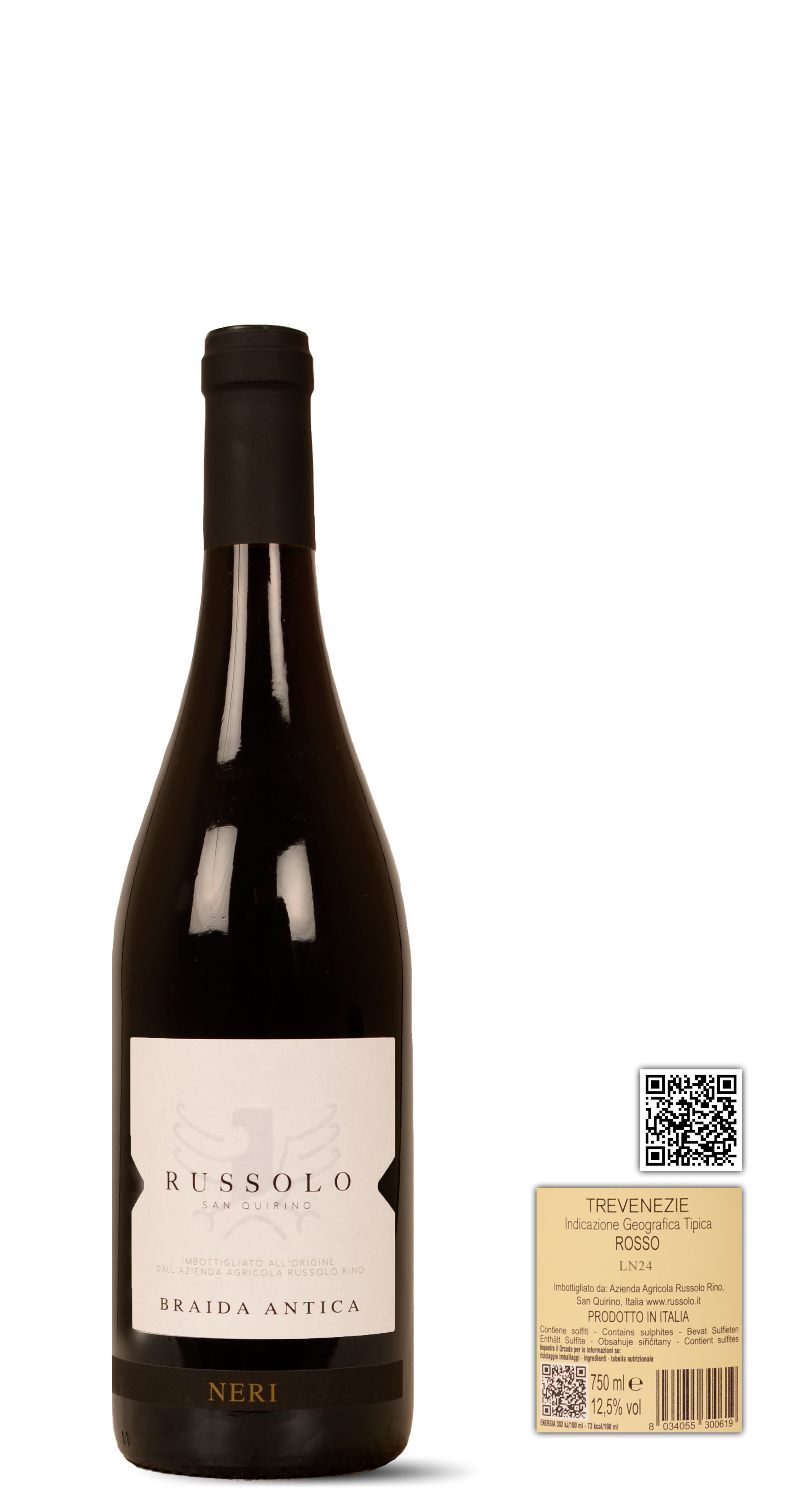 2024 - Russolo - Braida ANTICA - Neri - 0,75 Ltr. - Rosso