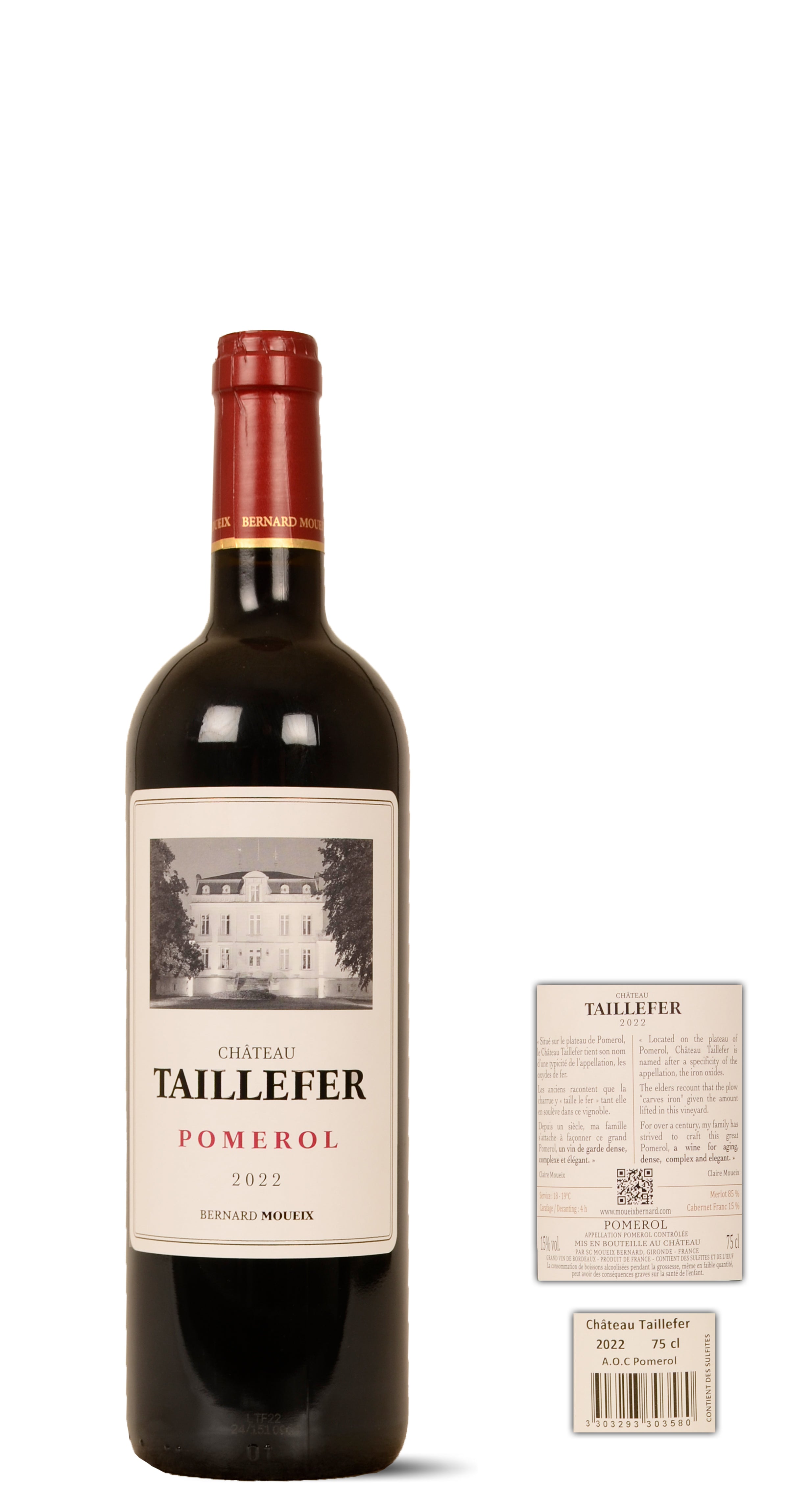 2021 - Château Taillefer - Château Taillefer - Pomerol AOC - 0,75 Ltr. - Rouge
