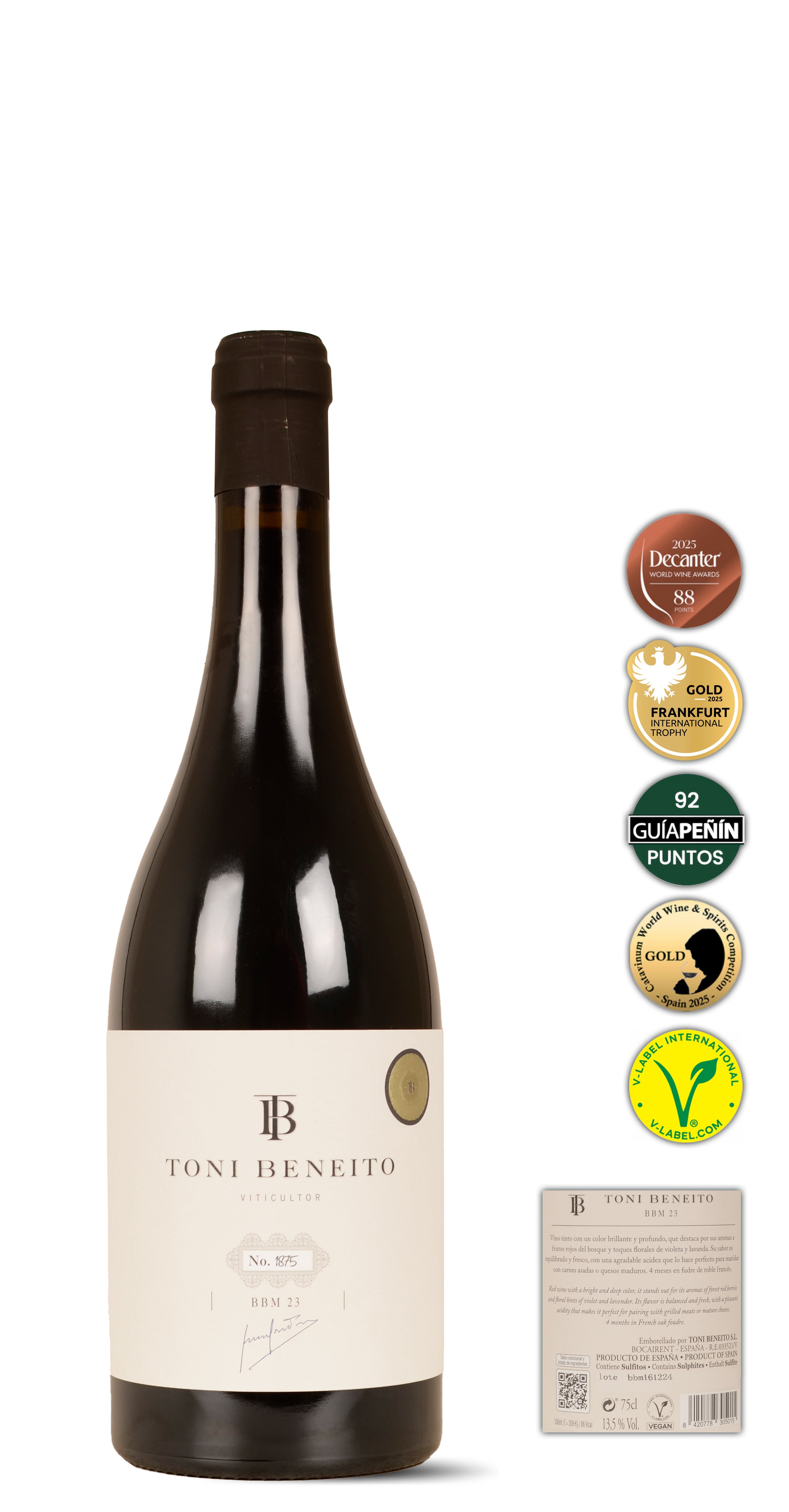 2023 Toni Beneito BBM - 4months frech oak foudre Bobal/Bonicaire/Monastrell