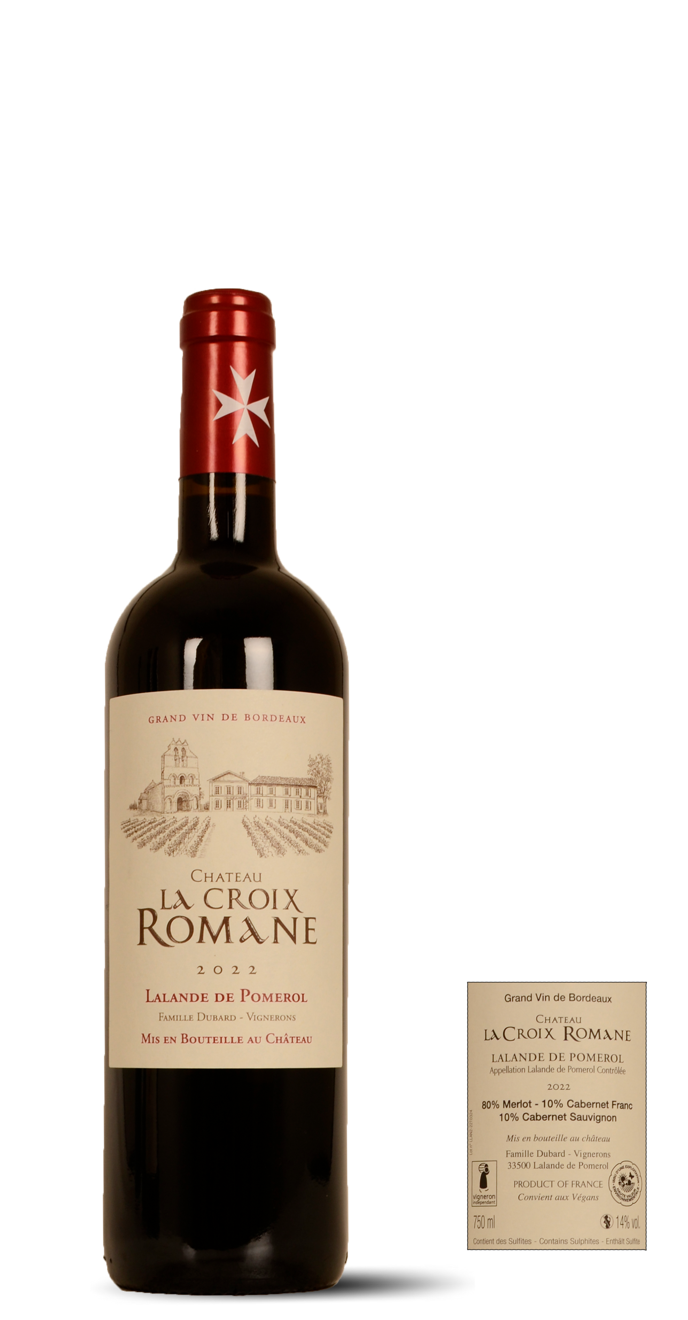 2023 Château La Croix Romane . Lalande de Pomerol  0,75 Ltr.  Rouge