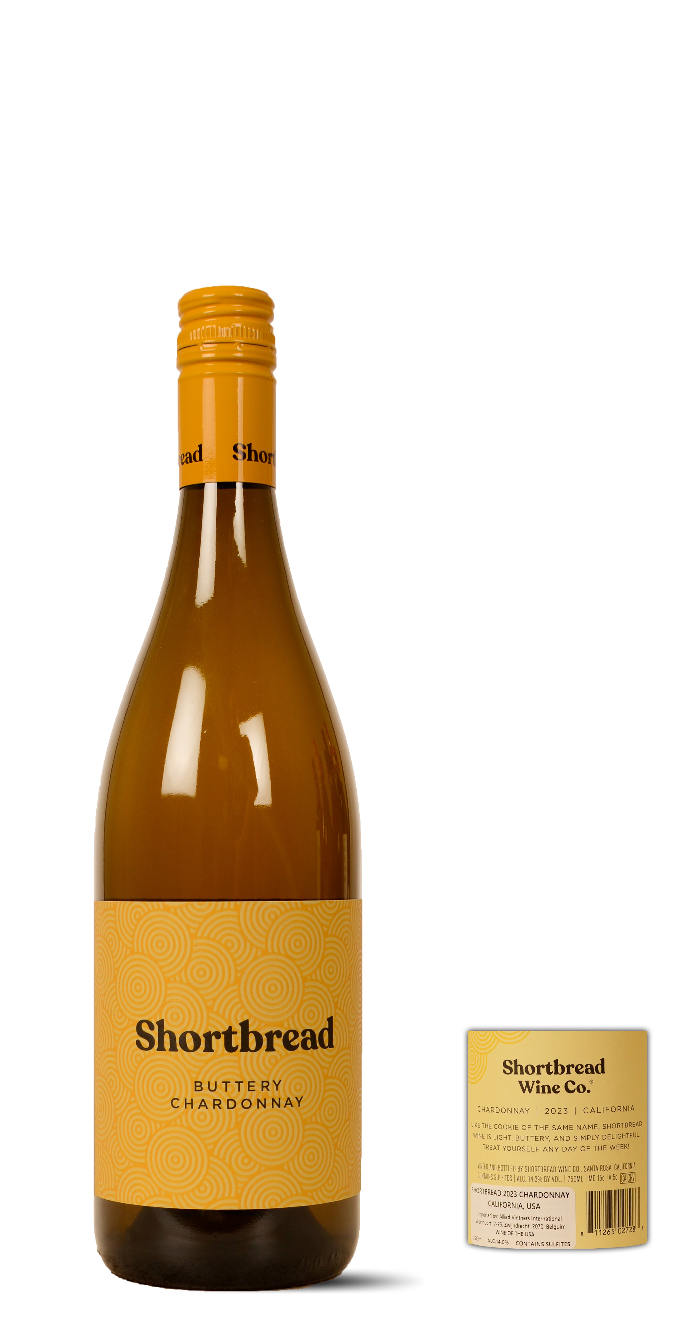 2023 - Shortbread - Central Coast - Buttery Chardonnay - 0,75 Ltr. - White
