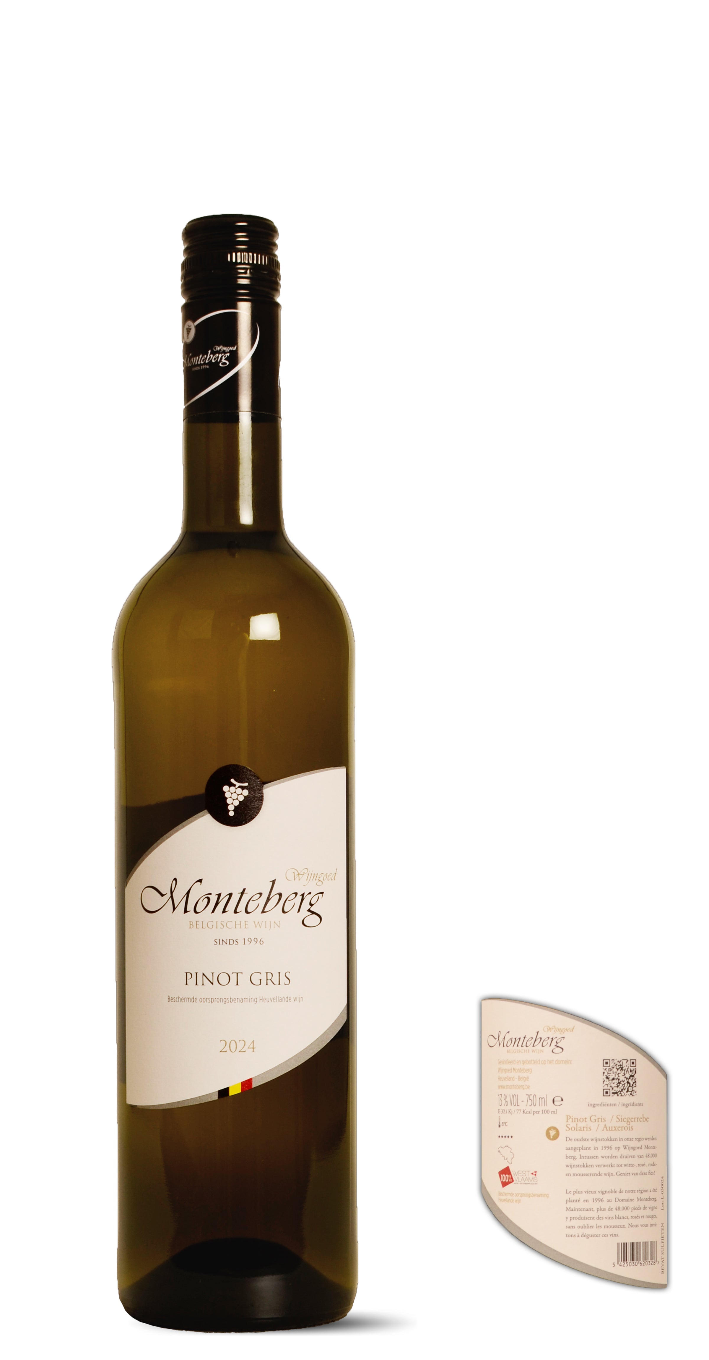 2024 Wijngoed Monteberg Pinot Gris  0,75 Ltr.  Wit